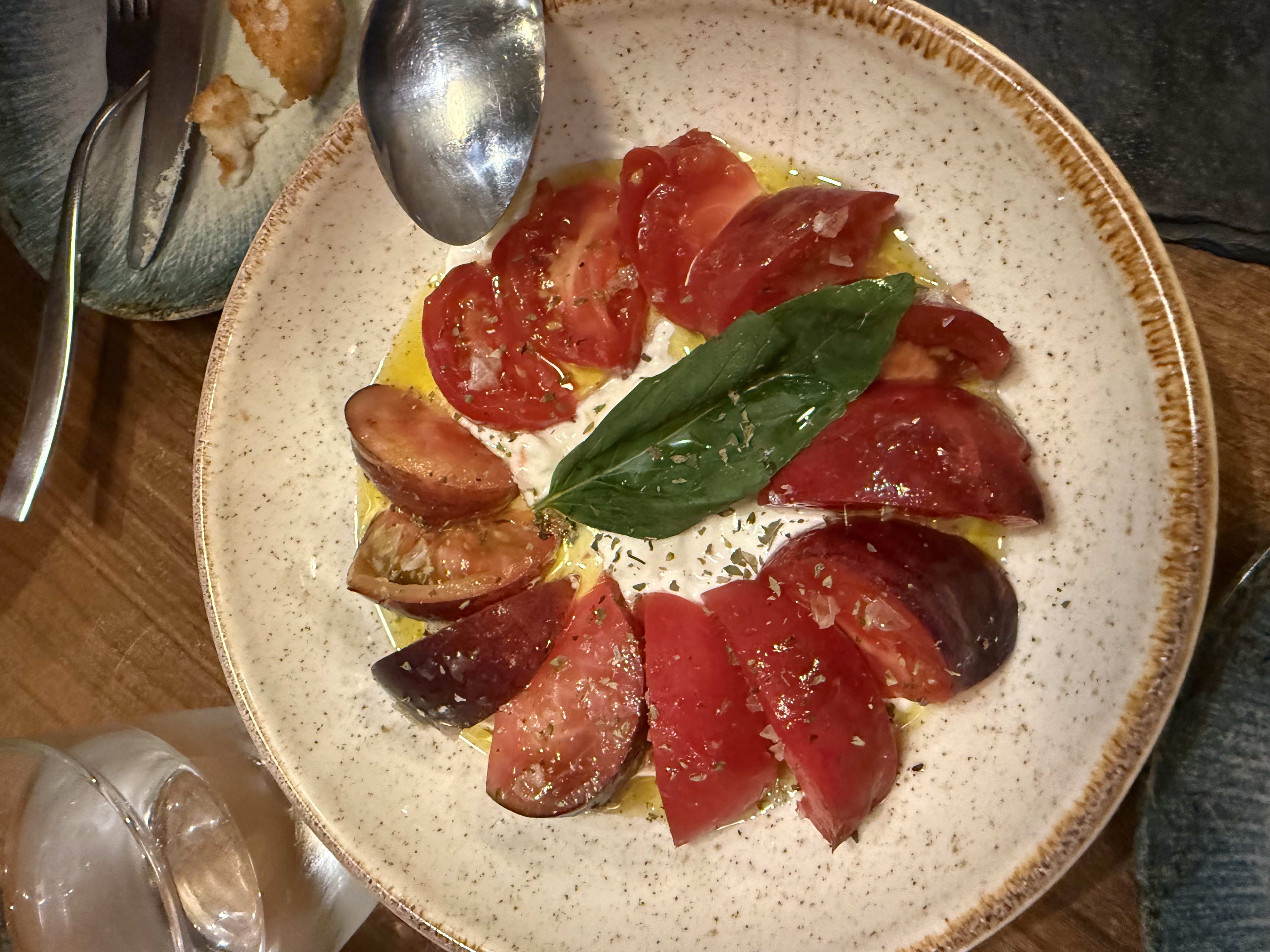 Tomato Salad with Stracciatella